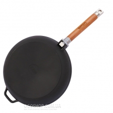 Сковорода чавунна Биол Оптима зі знімною ручкою 0124 (24 см)