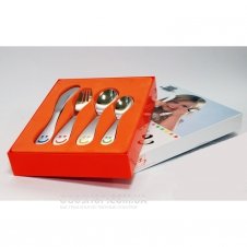 Набір столових приборів для дітей BergHoff Baby Smiley 1204024 (4 предмета)