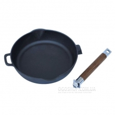 Сковорода чавунна Биол з 2-ма носиками 1226 (26 см)