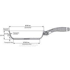 Сковорода Биол Класик 2007P (20 см)