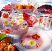 купити Столовий сервіз Luminarc Poeme Rose 20584 (19 предметів) Столовий сервіз Luminarc Poeme Rose 20584 (19 предметів)