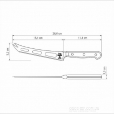 Нож для сыра Tramontina Century 24049/106 (15,2 см)	