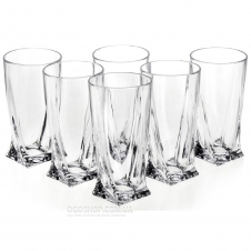 Набор стаканов Bohemia Quadro 2k936/99A44/350 (350 мл)
