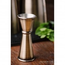Джиггер Beaumont Mezclar Antique Brass Plated 3182 (25/35/50 мл)