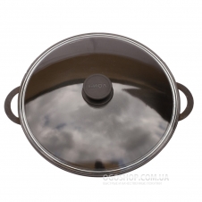 Сковорода ВОК Биол с крышкой 3203PC (32 см)
