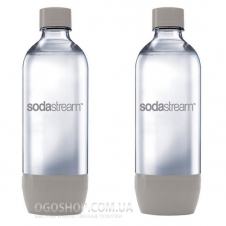 Комплект пляшок для газованої води SodaStream Grey (2 шт)
