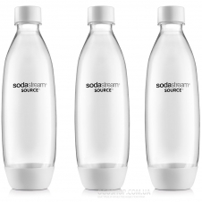 Комплект пляшок для газованої води SodaStream White (3 шт)