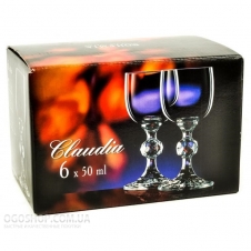 Набор рюмок Bohemia Klaudie 4S149/00000/050 (50 мл)