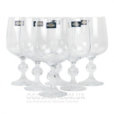 Набір келихів для вина Bohemia Klaudie 4S149 / 00000/340 (340 мл)