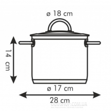 Каструля Tescoma Vision 779018 (3 л)