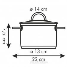 Кастрюля Tescoma Vision 779214 (1 л)