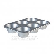 Форма для маффінів (6 шт.) Granchio Argento 88326