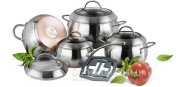 купити Набір посуду Vinzer Majestic Optima 89041 (9 предметів) Набір посуду Vinzer Majestic Optima 89041 (9 предметів)