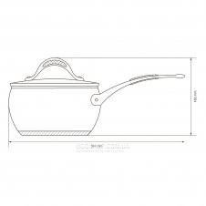 Ковш с крышкой Vinzer Stella 89065
