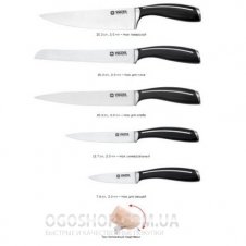 Набор ножей Vinzer Fusion 89108 (6 предметов)