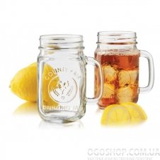 Банку з ручкою з малюнком Libbey Drinking Jars 913019 (488 мл)