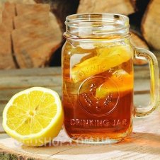 Банку з ручкою з малюнком Libbey Drinking Jars 913019 (488 мл)