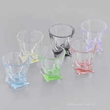 Набор рюмок Bohemia Quadro 99999/72R93/180/55 (55 мл)