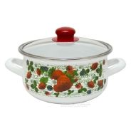 купить Кастрюля Infinity Клубника 6510140 (6 л) Кастрюля Infinity Клубника 6510140 (6 л)