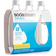 купить Комплект бутылок для газированной воды SodaStream White (3 шт) Комплект бутылок для газированной воды SodaStream White (3 шт)
