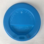 Кришка КВ80 50шт / уп (40/2000) (300, 340 мл) блакитна