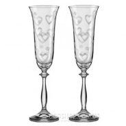 Набір келихів для шампанського Bohemia Angela 40600 / C5775 / 190/2 (190 мл)