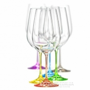 Набір келихів для вина Bohemia Rainbow 40729 / 550S / D4641 (550 мл)
