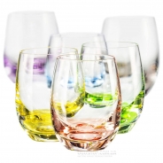 Набір стопок Bohemia Rainbow 25180 / 60S / D4662 (60 мл)