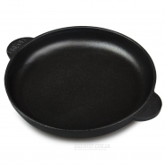 Сковорода чугунная с досточкой Brizoll H1625-Д (16 см)