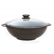 купити Сковорода ВОК Биол Granite Brown 28033PC (28 см) Сковорода ВОК Биол Granite Brown 28033PC (28 см)
