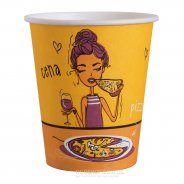 Стакан паперовий Культура Italy 300 мл 50шт / уп (20/1000) (КВ80)