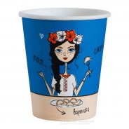 Стакан паперовий Культура Ukraine 175 мл 50шт / уп (54/2700) (КР69)