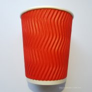 купити Стакан гофрований "Т" Червоний 110 мл 20шт / уп (40/800) Стакан гофрований "Т" Червоний 110 мл 20шт / уп (40/800)