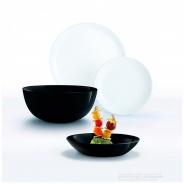 купить Столовый сервис Luminarc Diwali Black & White P4360 (19 предметов) Столовый сервис Luminarc Diwali Black & White P4360 (19 предметов)