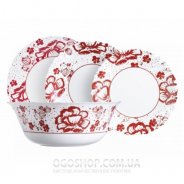 Столовый сервиз Luminarc Alcove Red H2464 (19 предметов)