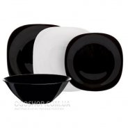 Столовий сервіз Luminarc Carine Black & White N1491 (19 предметів)