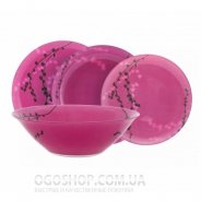Столовый сервиз Luminarc Kashima Fushia G9715 (19 предметов)