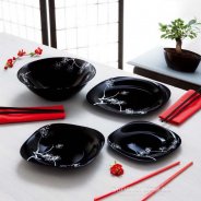 купити Столовий сервіз Luminarc Ming White Noir G4092 (19 предметів) Столовий сервіз Luminarc Ming White Noir G4092 (19 предметів)