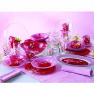 Столовый сервиз Luminarc Red Orchis G3931 (38 предметов)