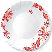 купить Тарелка суповая Luminarc Romancia Red H2402 Тарелка суповая Luminarc Romancia Red H2402