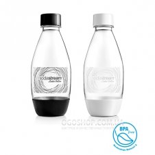 Комплект пляшок для газованої води SodaStream чорна / біла (2 шт.)