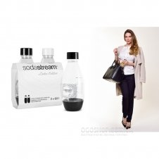 Комплект пляшок для газованої води SodaStream чорна / біла (2 шт.)