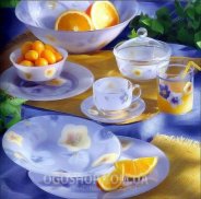 Столовий сервіз Luminarc Poeme Blue C3426 (19 предметів)