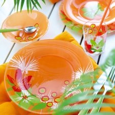 Столовый сервиз Luminarc Pop Flowers Orange C9033 (19 предметов)