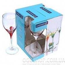 Набір келихів для вина Luminarc Drip Red C9256