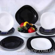 Столовий сервіз Luminarc Carine Black & White D2382 (30 предметів)