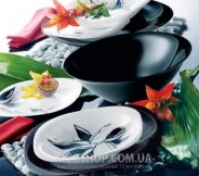 Столовий сервіз Luminarc Carine Onyx D3716 (19 предметів)