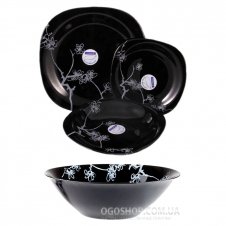 Столовий сервіз Luminarc Ming White Noir G4092 (19 предметів)