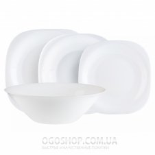 Столовий сервіз Luminarc Carine White E6344 (19 предметів)