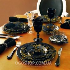 Столовий сервіз Luminarc Eugenie Black E7992 (18 предметів)